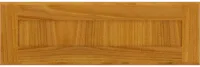 Flat Panel Bullnose Cypress Drawer Front